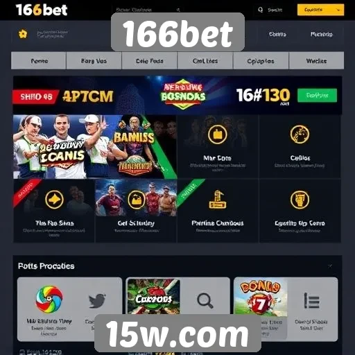 Características principais do site de jogos 166bet