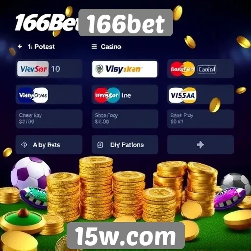 Explorando os métodos de pagamento disponíveis no 166bet